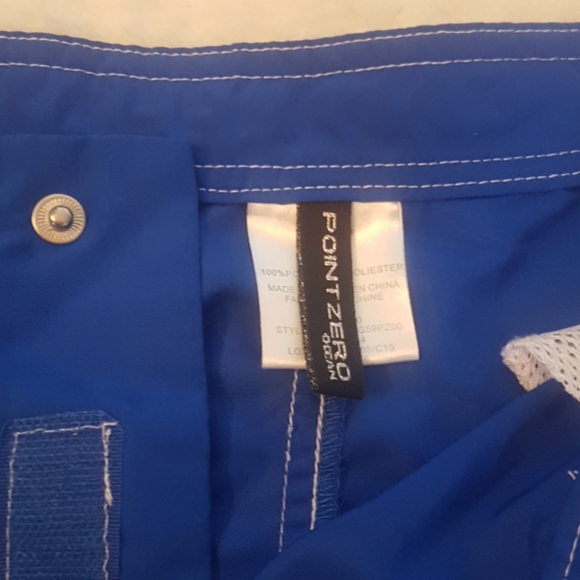 Point Zero Blue swim shorts - Picture 5 of 8